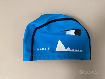 Cuffia nuoto tessuto rivestito silicone