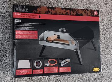 FORNO A GAS PER PIZZA LIDL CON PIETRA GRILLMEIST