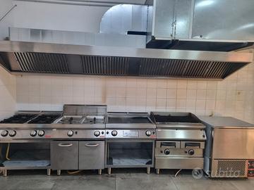 Cucina MODULAR professionale come nuova ristorante