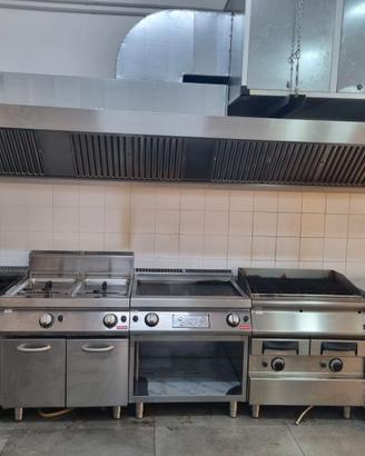 Cucina MODULAR professionale come nuova ristorante