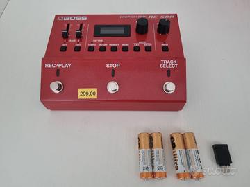 Loop Station Boss RC 500 looper a 2 tracce pedale