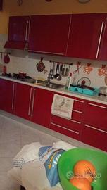 cucina Aran rosso laccato