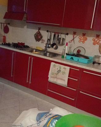cucina Aran rosso laccato
