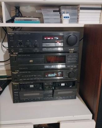 impianto stereo Technics serie su x 50w rms