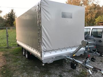CARRELLO RIMORCHIO DOPPIO ASSE NUOVO CRESCI PT35