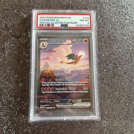 Charizard ex # 199 set 151 lingua tedesco gradato