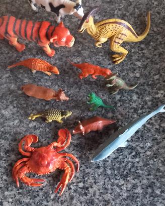 Set di Dinosauri e Animali di varie misure plastic