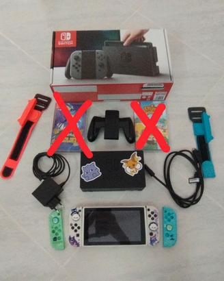 Nintendo Switch+ Cover+ 1 gioco