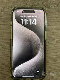 Apple iPhone 15 Pro (128 GB) col. Titanio naturale