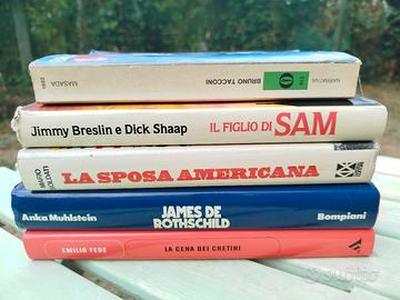 Lotto di 5 libri 