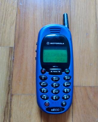 Motorola CD930 originale vintage anni ’90 completo