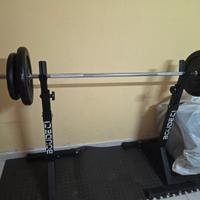 Rack con barra e dischi