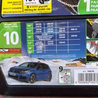 Catene da neve  9mm Taglia 10