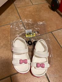 Sandali bambina Crocs oroginali nuovi nr.27 C10