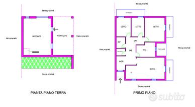 Casa a schiera in corso di costruzione