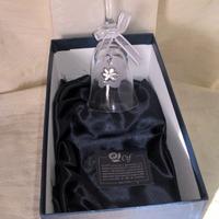 Campanella marchio CTF cristallo e argento