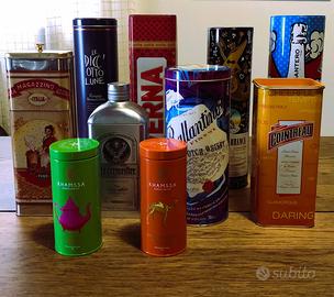 Scatole in Latta Vintage da Collezione