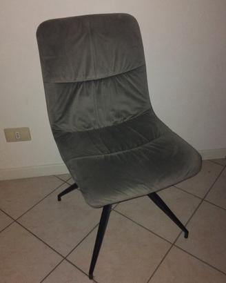 4 poltroncine  in stoffa