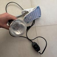 Lampada riscaldante per rettili