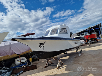 BARCA merry cabin fish + mercury +TRASPORTO