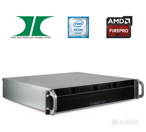 SERVER COMPATTO RACK 2U XEON / 32GB RAM /RAID SAS
