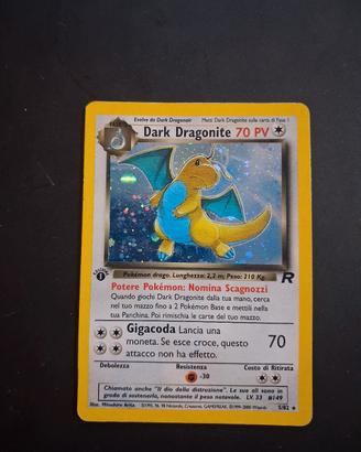 carta pokemon dark dragonite 