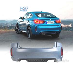 PARAURTI POSTERIORE BMW X6 F16 LOOK X6M PDC