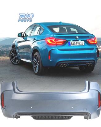 PARAURTI POSTERIORE BMW X6 F16 LOOK X6M PDC