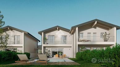 VILLA A SCHIERA A ALBINEA