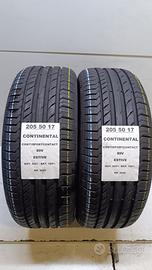 2 GOMME 205 50 17 CONTINENTAL 100% RIF3628