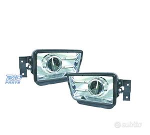FARI ANABBAGLIANTI BMW E34 88-95 CON LENTE CROMATA