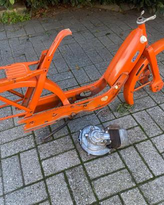 telaio con libretto + motore Ciao prima serie 1968