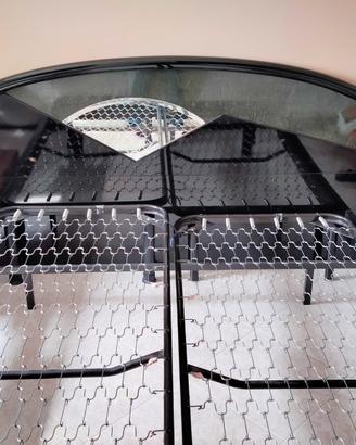 Letto matrimoniale con comodini 