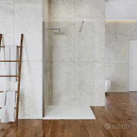 Box doccia Walk in 120 cm vetro trasparente
