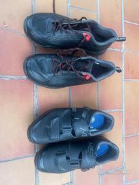 Scarpe con attacco rapido bici MTB n.42