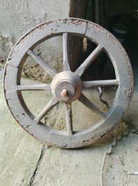 Ruota antica per carro