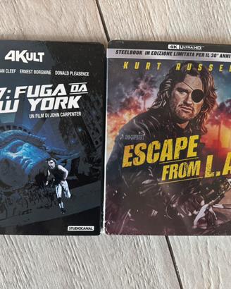 Lotto 2 Film 4K UHD Steelbook + 4Kult Carpenter