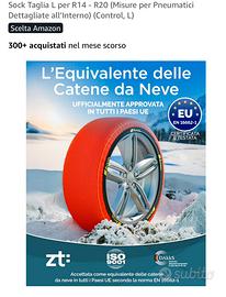 Calze da neve omologate Arcol, taglia L