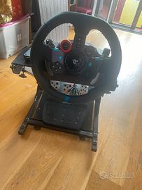 Volante+pedali+supporto Logitech