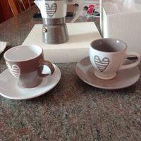 Set tazzine e caffettiera Brandani