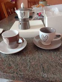 Set tazzine e caffettiera Brandani