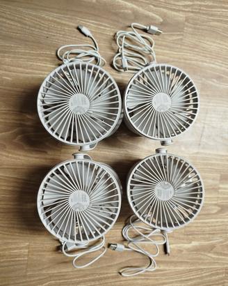 Set 4 Ventole da Tavolo a batteria Xiaomi 