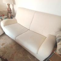 Divano due /tre posti bianco