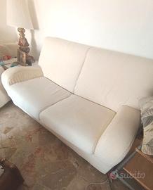 Divano due /tre posti bianco