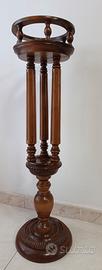 Colonna porta vaso Vintage  in legno