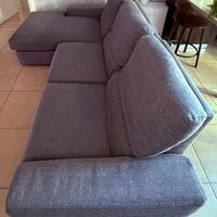 DIVANO 4 POSTI SEDUTA LUNGA + RELAX ELETTRICO