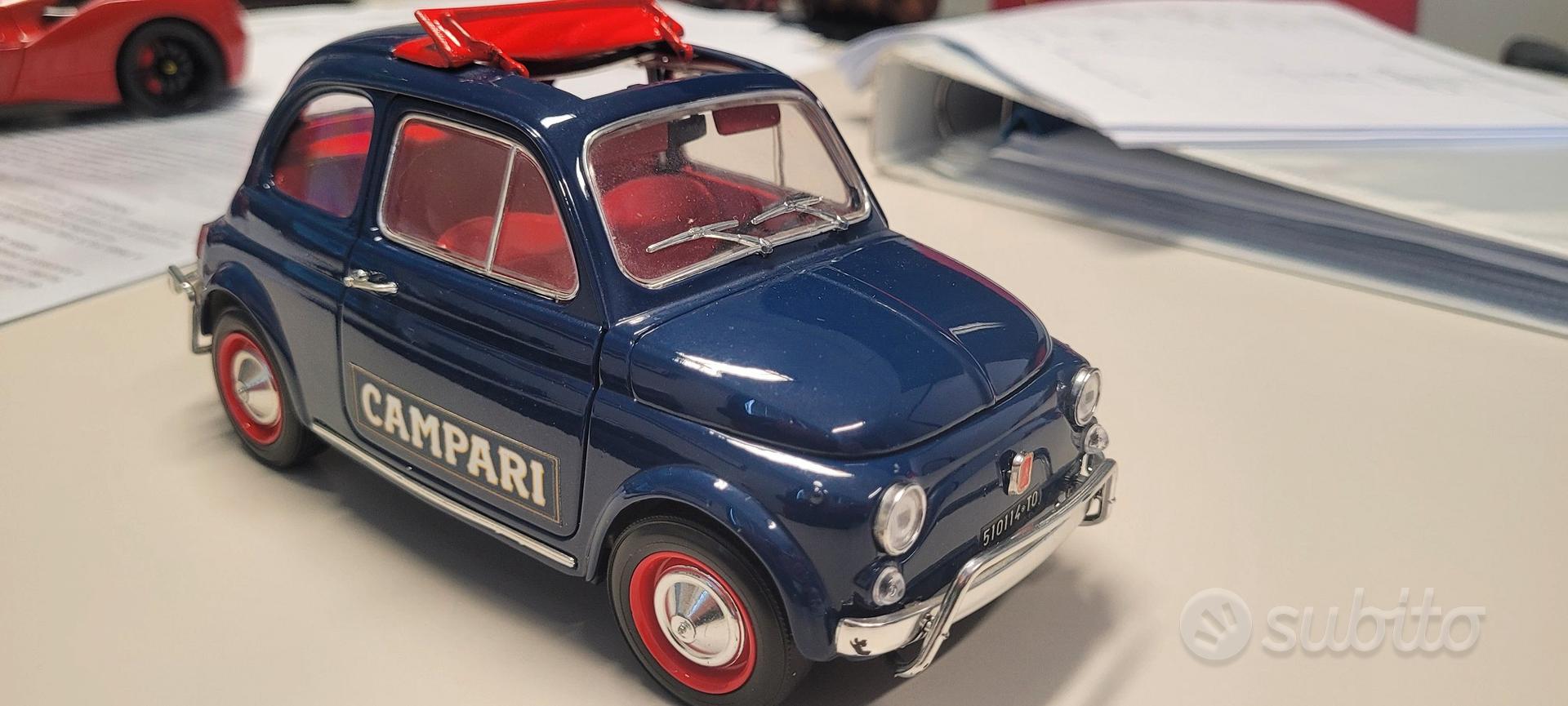 未開封　Solido　1/16スケール　FIAT500 CAMPARI SOLIDO 8044 Scale 1/16 | FIAT 500 N 29 RALLY MONTECARLO 1965 RED