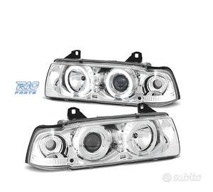 FARI BMW E36 90-99 ANGEL EYES FONDO CROMATO