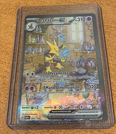 Alakazam EX 201/165 Carta Pokemon 151 Ita
