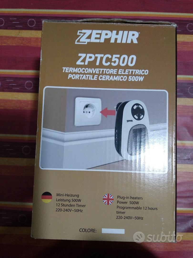 Zephir Termoconvettore Portatile Ceramico 500W ZPTC500